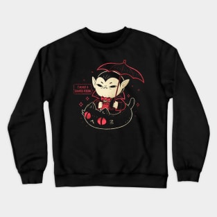 Cute Vampire Hates Summer Crewneck Sweatshirt